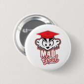 MadBadger MAD Afstudeerder Ronde Button 5,7 Cm (Voorkant /achterkant)