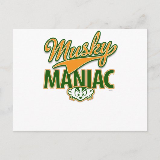 MadBadger MUSKY Briefkaart (Voorkant)