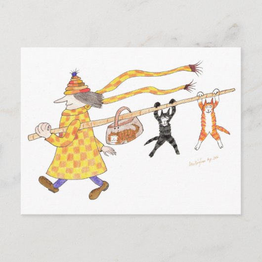 MadCatWoman and the Polecats Briefkaart (Voorkant)