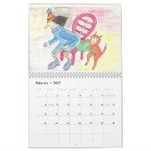 MadCatWoman & Cats-agenda Kalender (Feb 2027)