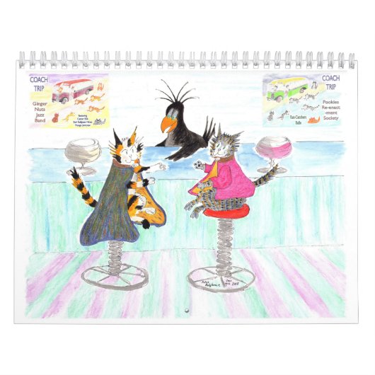 MadCatWoman & Cats-agenda Kalender (Hoes)
