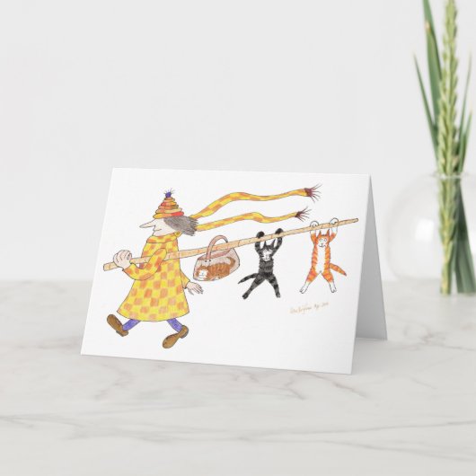 MadCatWoman en haar Bunzingen Kaart (Voorkant)