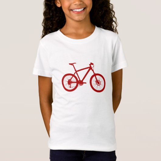 Mädchen American Apparel  T-Shirt, Fahrrad,Bike T-shirt (Voorkant)