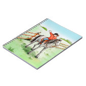 Mädchen beim Reiten Notitieboek (Linkerzijde)