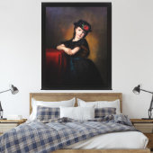 Mädchenporträt door Samuel Baruch Ludwig Halle Canvas Afdruk (Insitu (Slaapkamer))