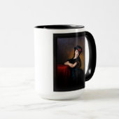 Mädchenporträt door Samuel Baruch Ludwig Halle Mok (Voorkant rechts)