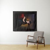 Mädchenporträt door Samuel Baruch Ludwig Halle Wandkleed (In Situ (horizontaal))