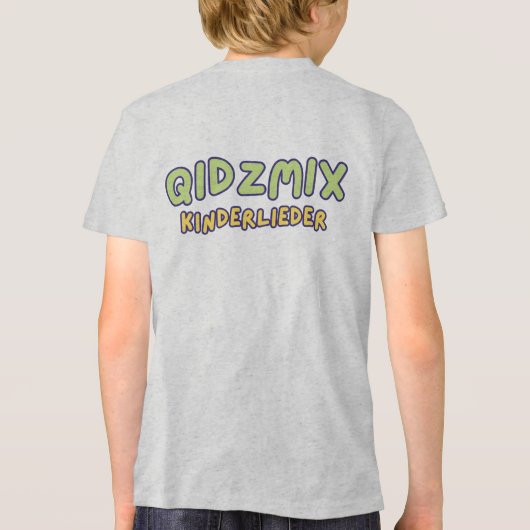Mädchenpower Tri-Blend Shirt (Achterkant)