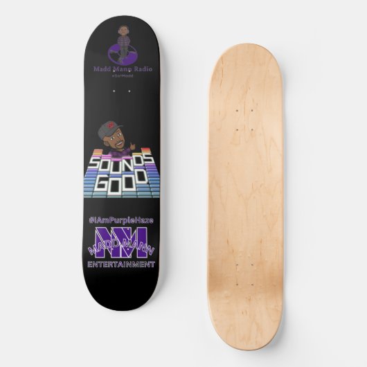 Madd Mann Ent Skatewide Persoonlijk Skateboard (Voorkant)