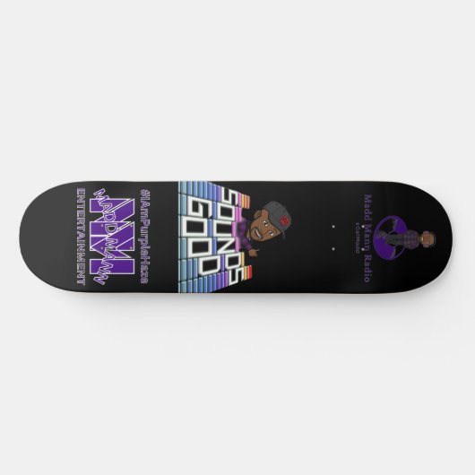 Madd Mann Ent Skatewide Persoonlijk Skateboard (Horizontaal)