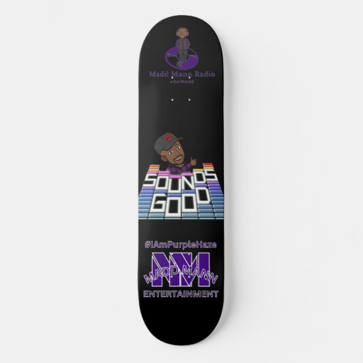 Madd Mann Ent Skatewide Persoonlijk Skateboard (Voorkant)