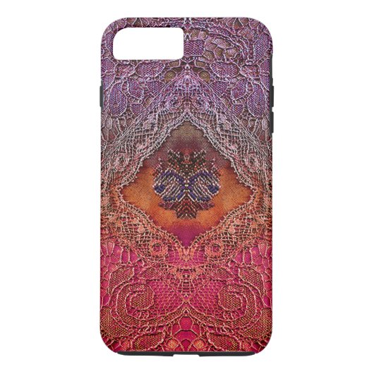 Maddel Attic Bohemian Lace Plus Case-Mate iPhone Case (Achterkant)