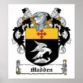 Madden Family Crest Poster (Voorkant)