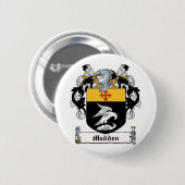 Madden Family Crest Ronde Button 5,7 Cm (Voorkant /achterkant)