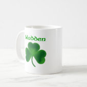 Madden Shamrock Koffiemok (Voorkant links)