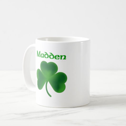 Madden Shamrock Koffiemok (Voorkant links)