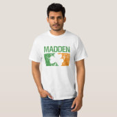 Madden Surname Clover T-shirt (Voorkant volledig)