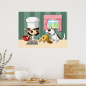 Maddi en de Hongaarse jongen Poster (Keuken)
