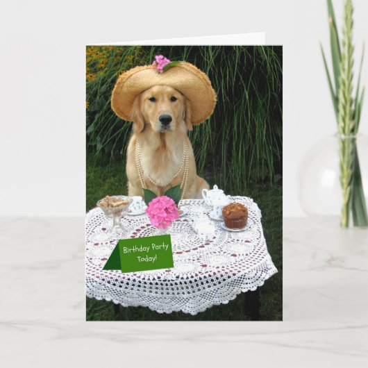 Maddi Tuin Verjaardagsfeest-2 Bedankkaart (Voorkant)