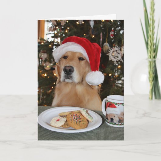 Maddi Wachten op Santa Bedankkaart (Voorkant)