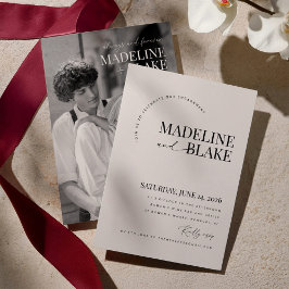MADDIE Engagement Party Invitation Kaart