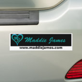 Maddie James bumper sticker (Op auto)