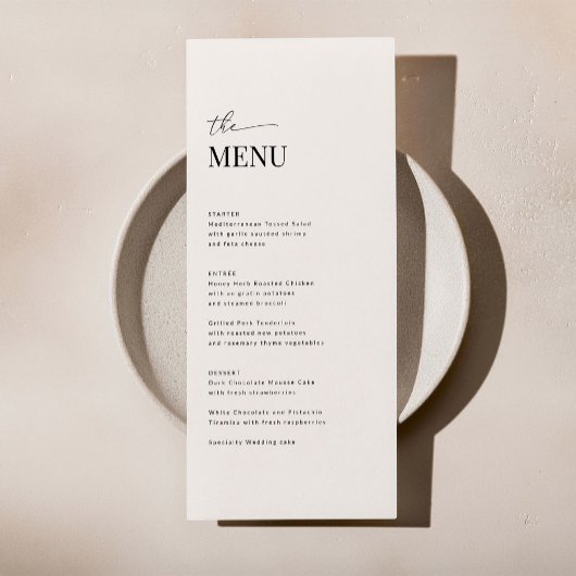 MADDIE Wedding Thank You Note with QR Code Menu