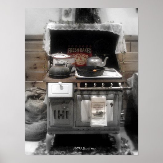 Maddie's oude Stove Poster (Voorkant)