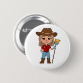 Maddog Pin Ronde Button 5,7 Cm (Voorkant /achterkant)