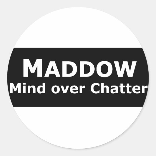 Maddow sticker (Voorkant)