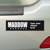 MADDOW-verkiezingsgestel Bumpersticker (Op auto)