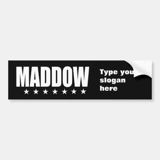 MADDOW-verkiezingsgestel Bumpersticker (Voorkant)