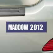 MADDOW-verkiezingsgestel Bumpersticker (Op auto)