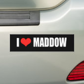 MADDOW-verkiezingsgestel Bumpersticker (Op auto)