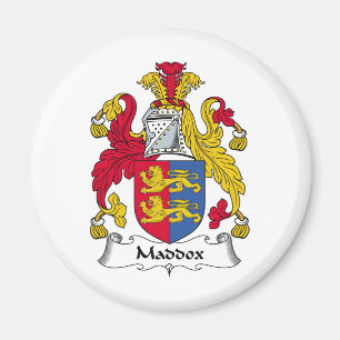 Maddox Family Crest Magneet