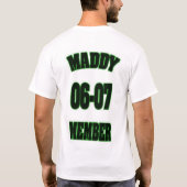 Maddy Member T-shirt (Achterkant)