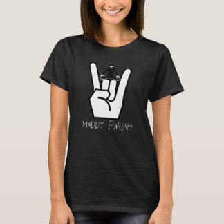 MaDDy PaRiAH Women's TShirt met Rock Hand en DJ