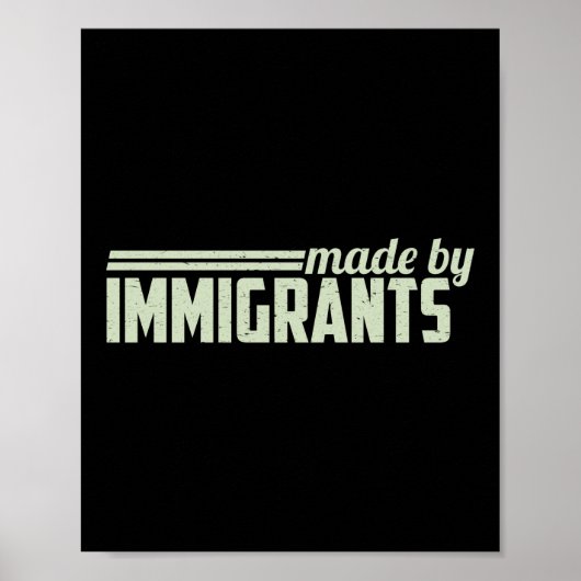 Made By Immigranten Poster (Voorkant)