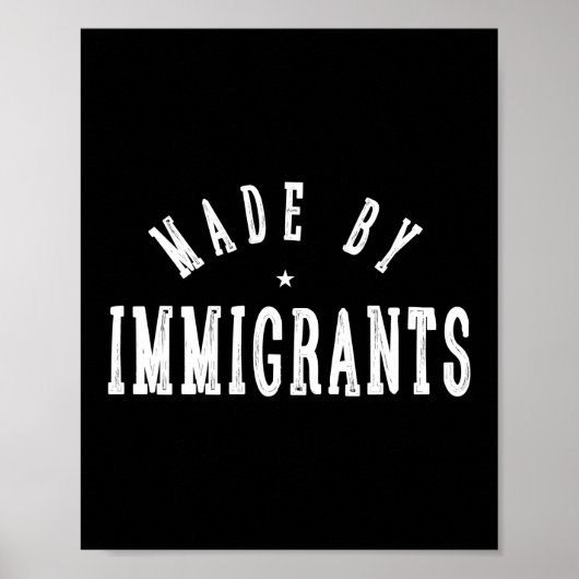 Made By Immigranten Poster (Voorkant)