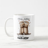 Made For Each Otter Funny Valentines Gift Koffiemok (Links)
