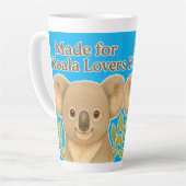 Made for Koala Lovers - Cute Wildlife Design for A Latte Mok (Linkerhoek)