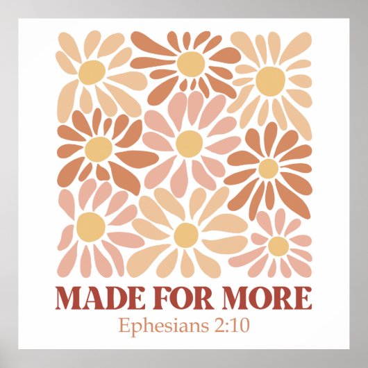Made for more Bible Verse Poster (Voorkant)