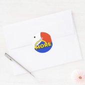 Made for More Off-Edge Geometry, Sketchbooks Ronde Sticker (Envelop)