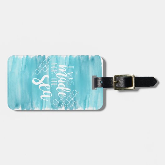 Made for the Zee Waterverf Bagagelabel (Voorkant horizontaal)