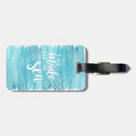 Made for the Zee Waterverf Bagagelabel (Achterkant horizontaal)