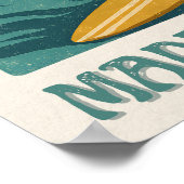 Made For Waves Surfer - Retro Surfing Pin-Up Art Poster (Hoek)