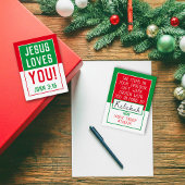 'Made For You' Shoebox Kaart - Kerst Notitiekaartje