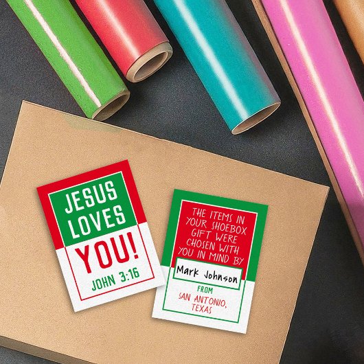 'Made For You' Shoebox Kaart - Kerst Notitiekaartje