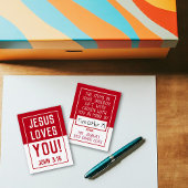 'Made For You' Shoebox Kaart - Rood Notitiekaartje