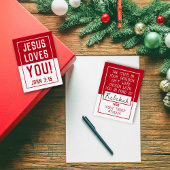 'Made For You' Shoebox Kaart - Rood Notitiekaartje